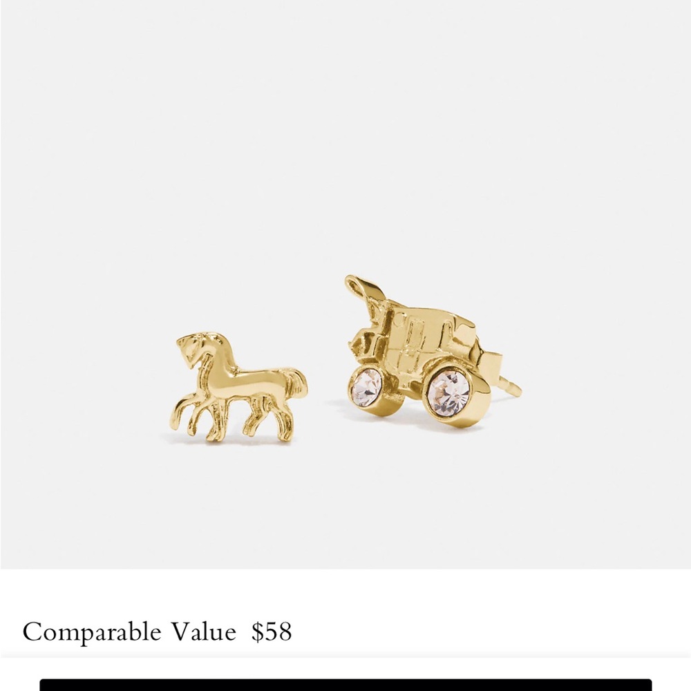 Coach earrings.
